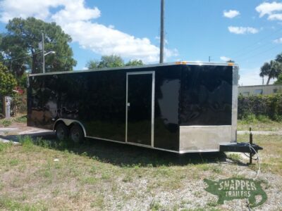 South Georgia Cargo 8.5x24 TA Trailer - Black, Ramp, Side Door - Image 11