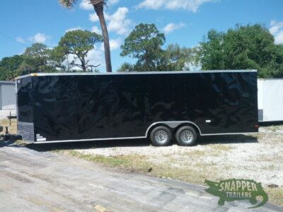 South Georgia Cargo 8.5x24 TA Trailer - Black, Ramp, Side Door - Image 4