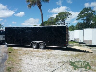 South Georgia Cargo 8.5x24 TA Trailer - Black, Ramp, Side Door - Image 3