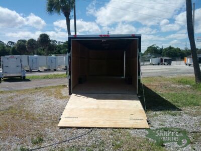 South Georgia Cargo 8.5x24 TA Trailer - Black, Ramp, Side Door - Image 6