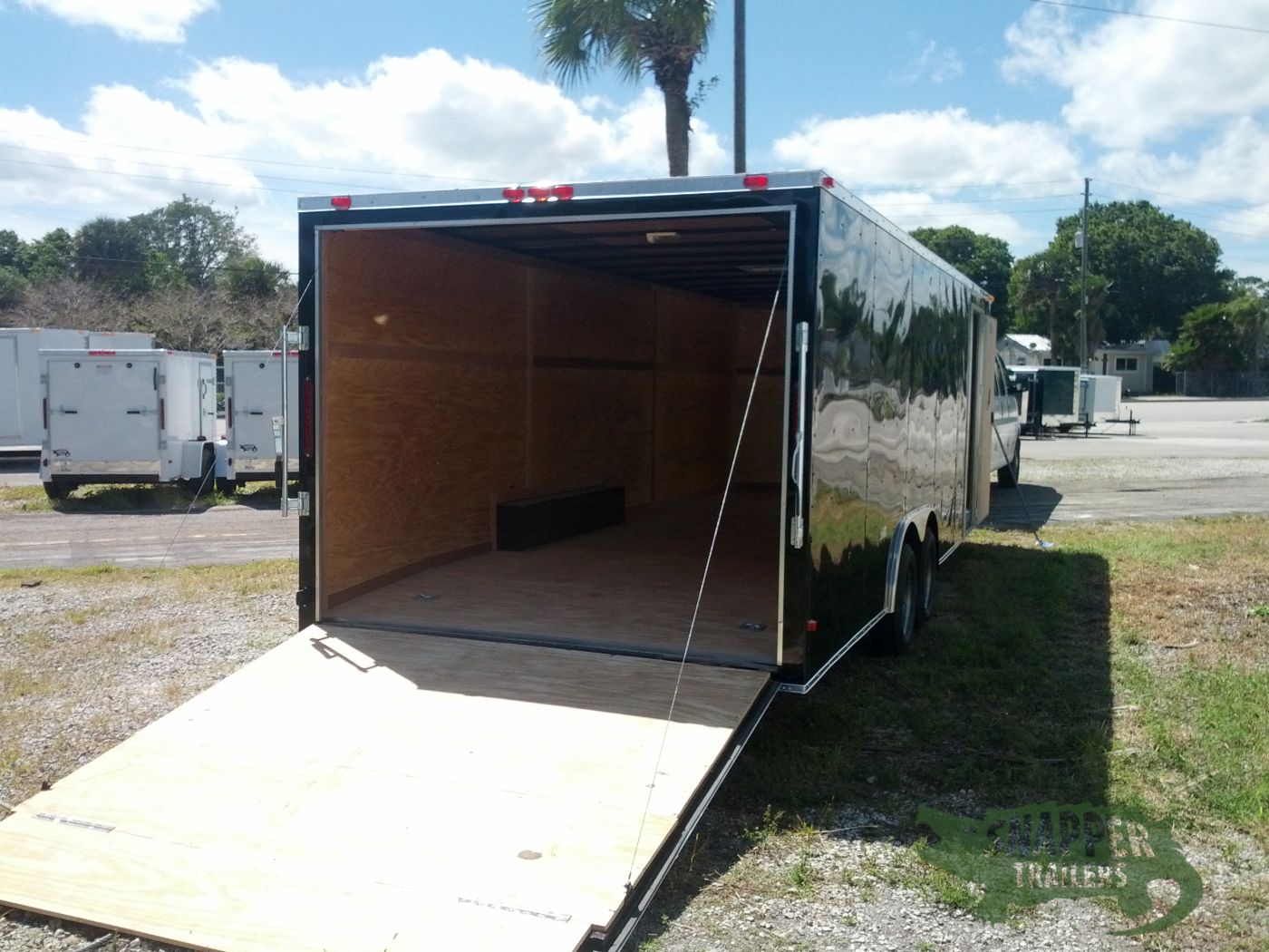South Georgia Cargo 8.5x24 TA Trailer - Black, Ramp, Side Door - Image 8