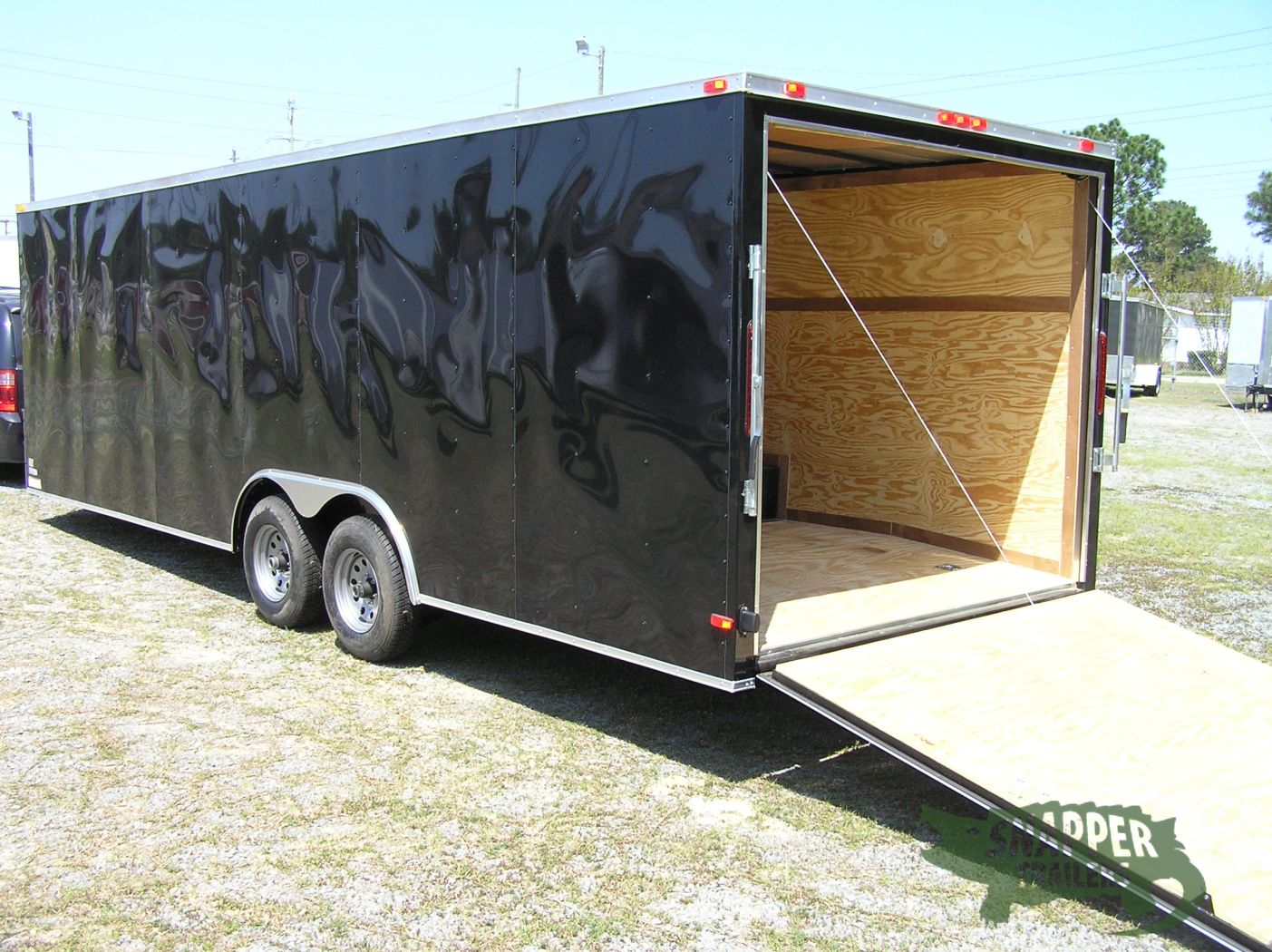 South Georgia Cargo 8.5x24 TA Trailer - Black, Ramp, Side Door, 5K Axles - Image 4