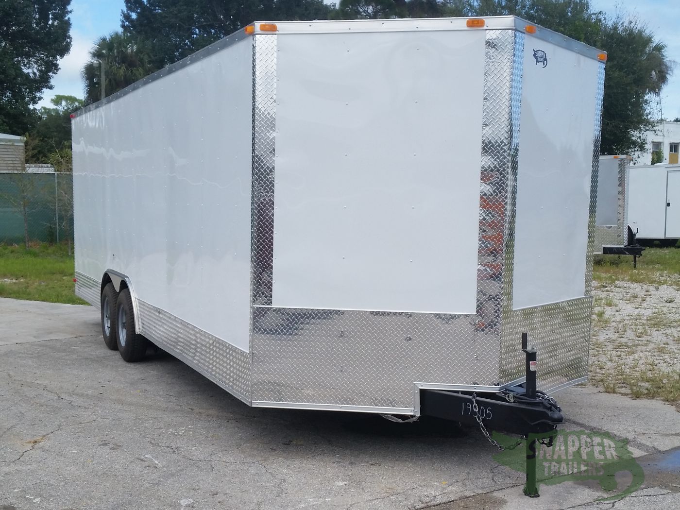 South Georgia Cargo 8.5x24 TA Trailer - White, Ramp, Side Door, 5K Axles, Extra Height, Extra Roof Vent - Image 13
