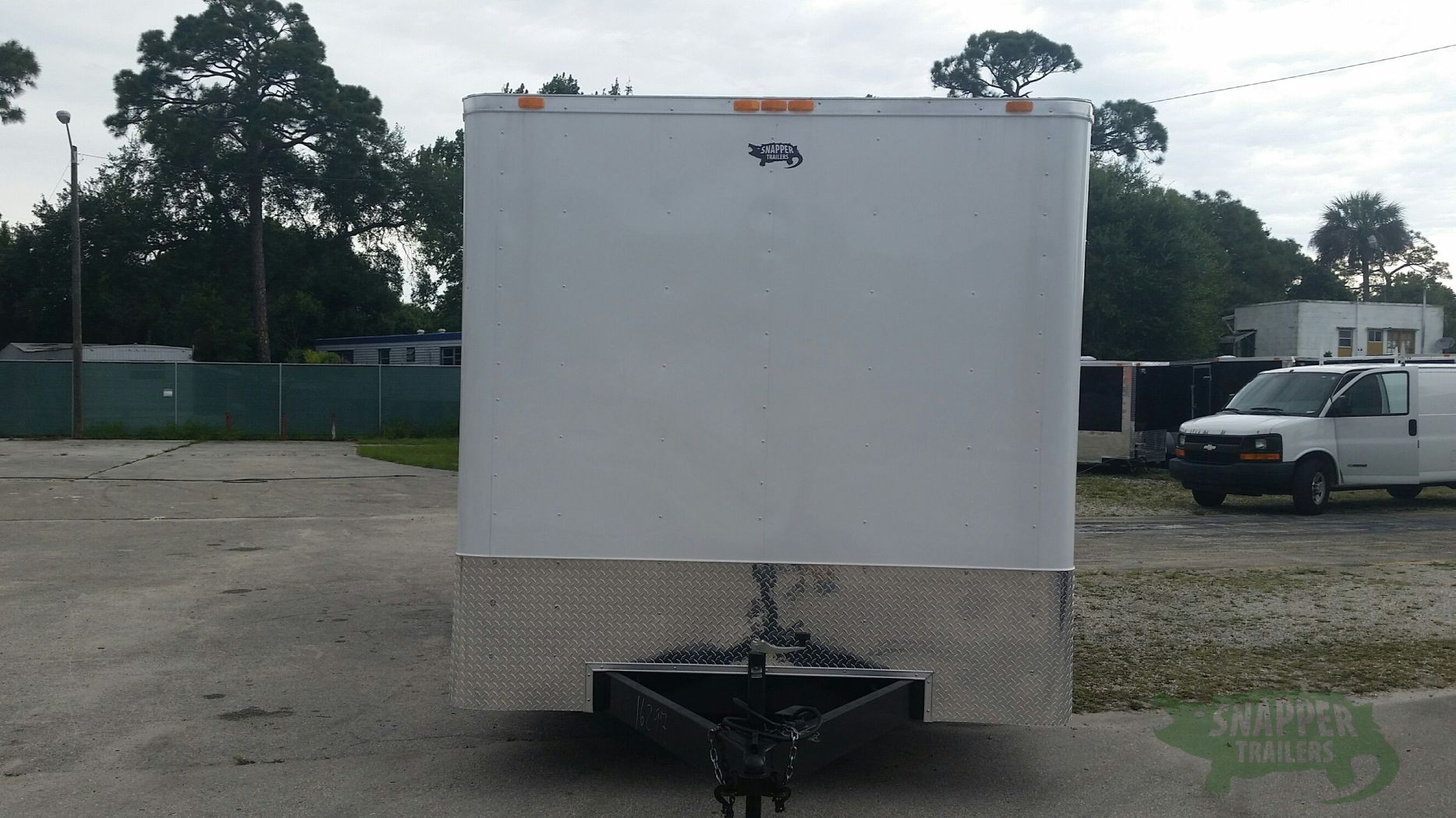 South Georgia Cargo Custom 8.5x20 TA Trailer - White, Ramp, Side Door, Extra Height, Flat Front - Image 13
