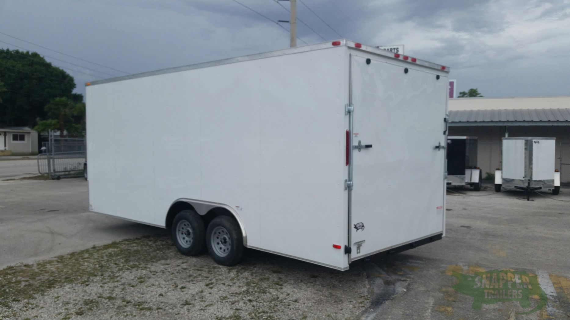 South Georgia Cargo Custom 8.5x20 TA Trailer - White, Ramp, Side Door, Extra Height, Flat Front - Image 5
