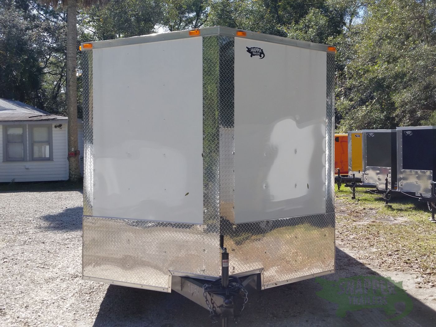 South Georgia Cargo 8.5x20 TA Trailer - White, Ramp, Side Door, Extra Height, ATP Wrap - Image 15