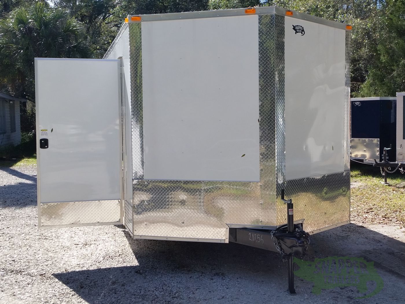 South Georgia Cargo 8.5x20 TA Trailer - White, Ramp, Side Door, Extra Height, ATP Wrap - Image 13