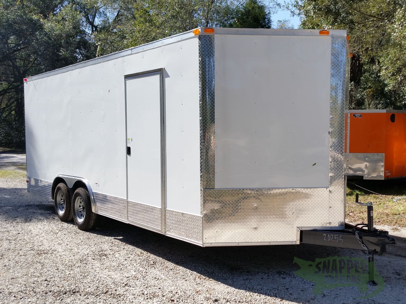South Georgia Cargo 8.5x20 TA Trailer - White, Ramp, Side Door, Extra Height, ATP Wrap - Image 14