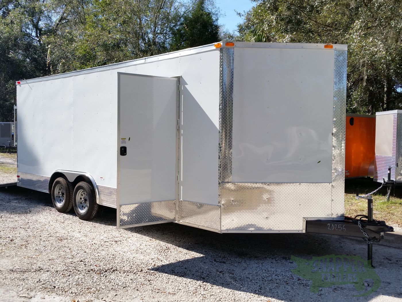 South Georgia Cargo 8.5x20 TA Trailer - White, Ramp, Side Door, Extra Height, ATP Wrap - Image 12