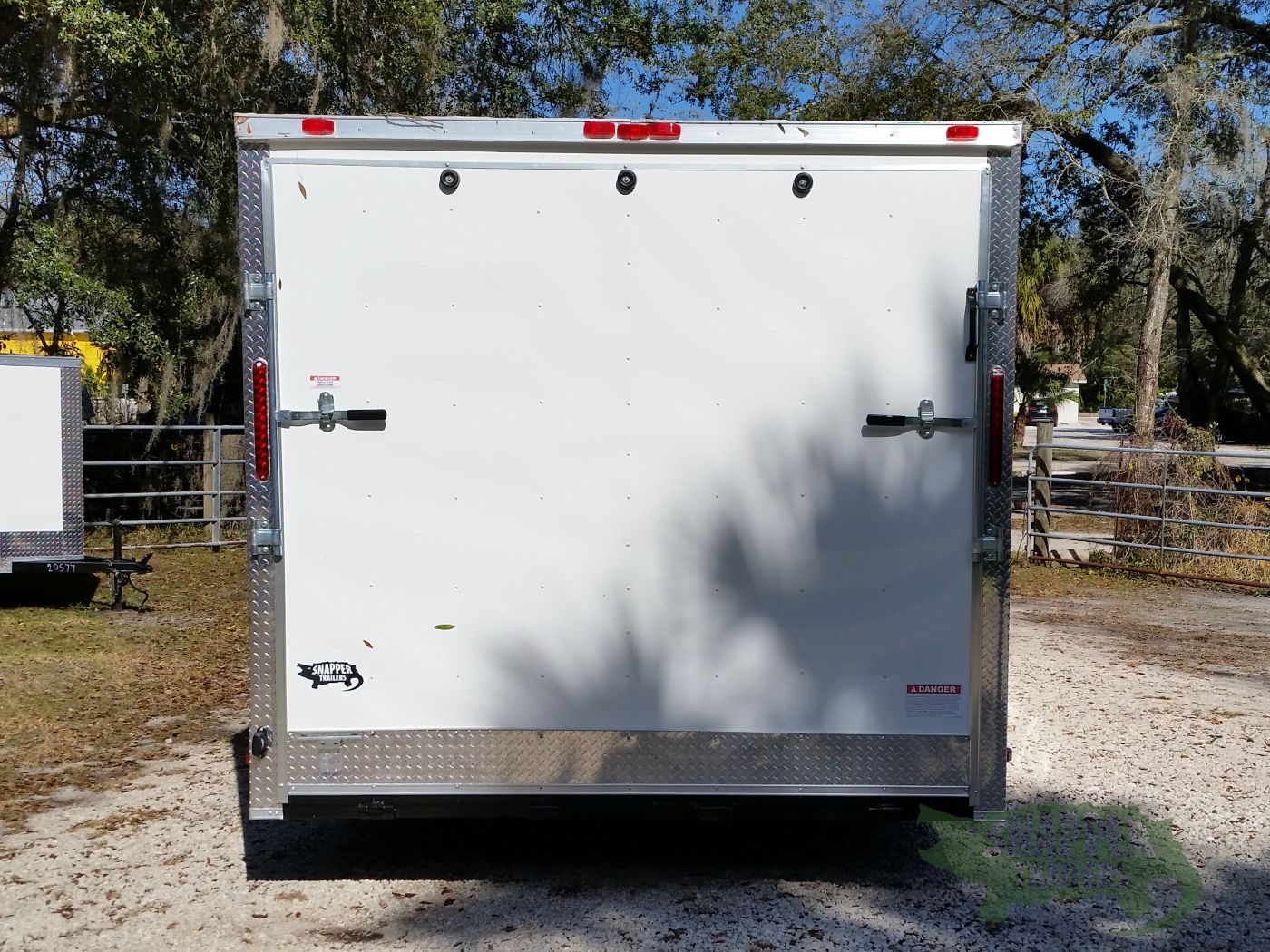 South Georgia Cargo 8.5x20 TA Trailer - White, Ramp, Side Door, Extra Height, ATP Wrap - Image 7