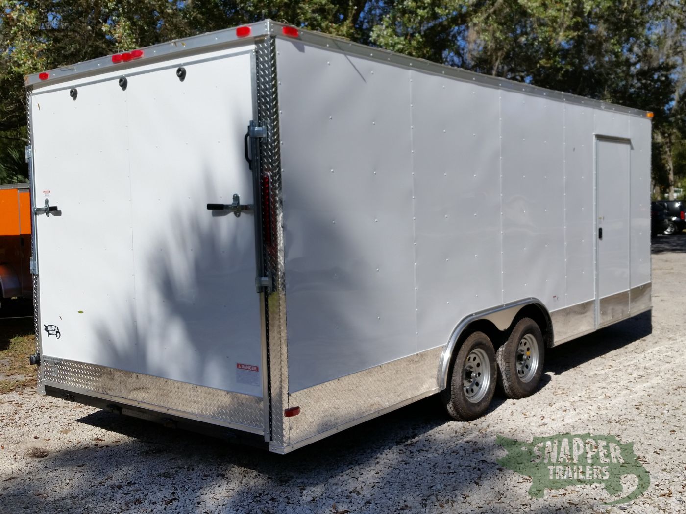 South Georgia Cargo 8.5x20 TA Trailer - White, Ramp, Side Door, Extra Height, ATP Wrap - Image 9