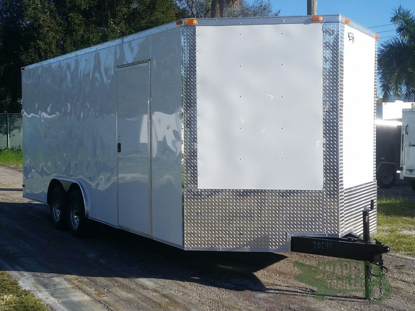 South Georgia Cargo 8.5x20 TA Trailer - White, Ramp, Side Door, Extra Height - Image 12