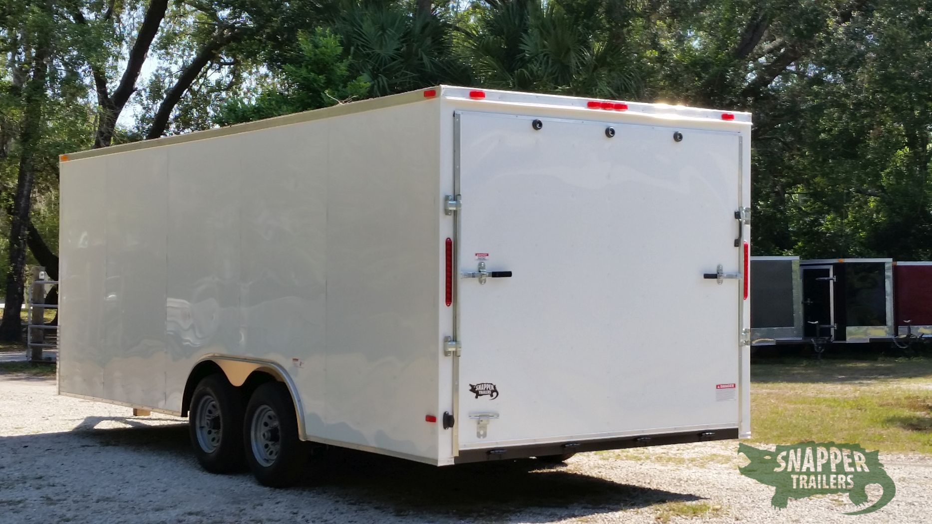 South Georgia Cargo 8.5x20 TA Trailer - White, Ramp, Side Door, 5K Axles, Flat Front - Image 5