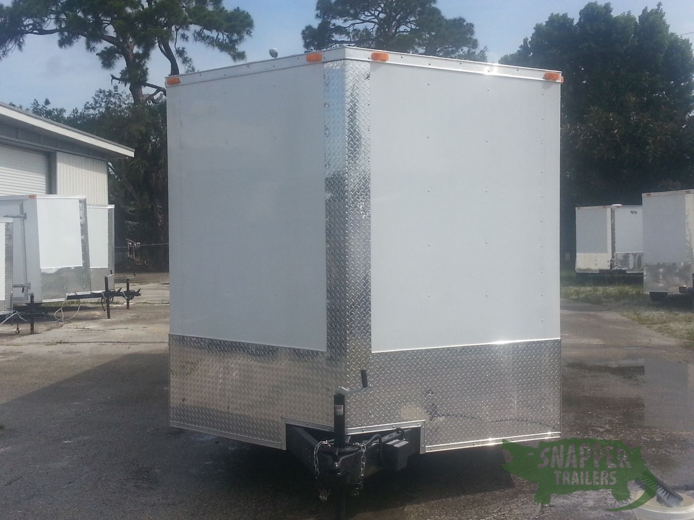South Georgia Cargo 8.5x20 TA Trailer - White, Ramp, Side Door, 5K Axles, Extra Height - Image 13
