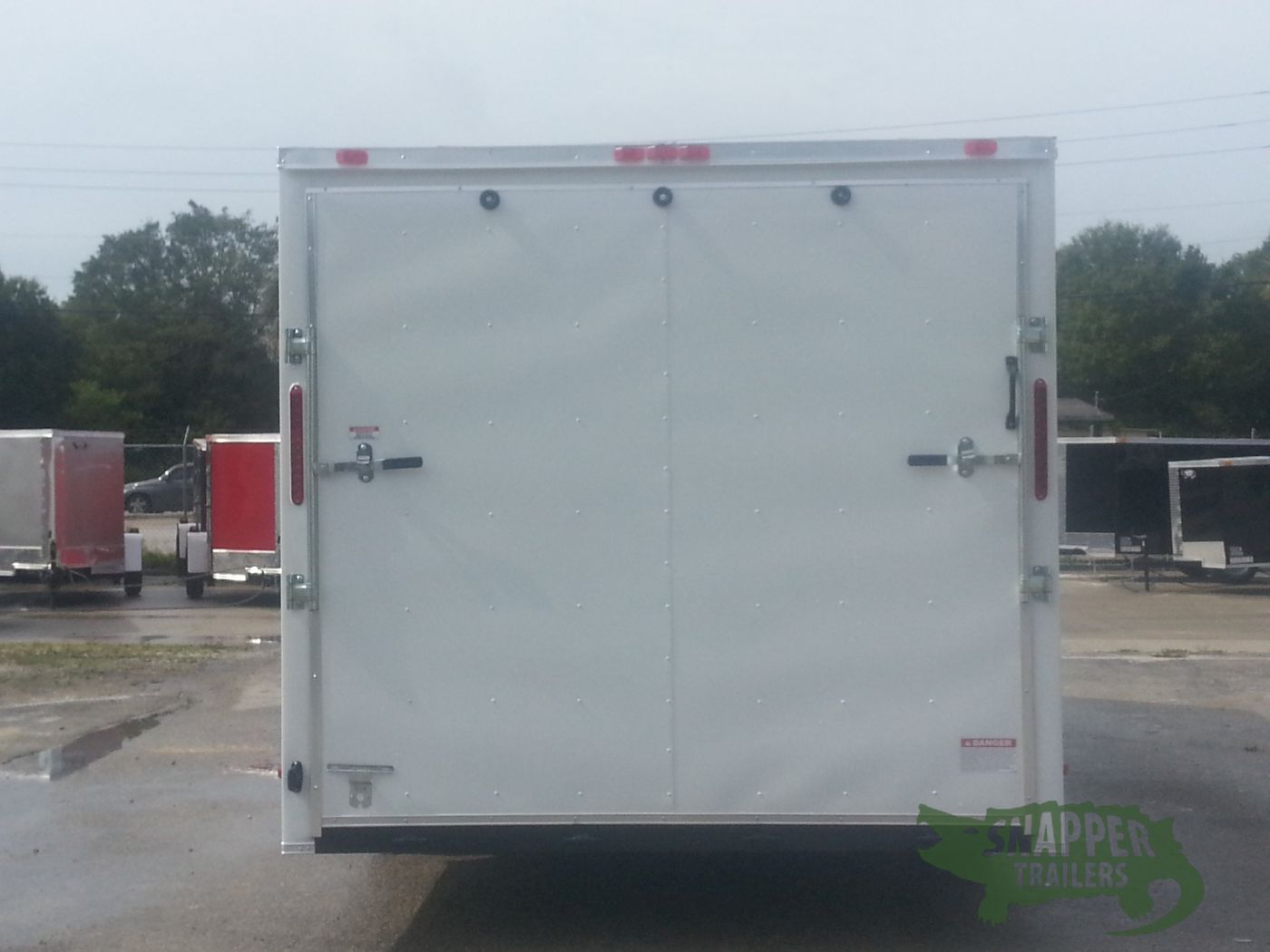 South Georgia Cargo 8.5x20 TA Trailer - White, Ramp, Side Door, 5K Axles, Extra Height - Image 7