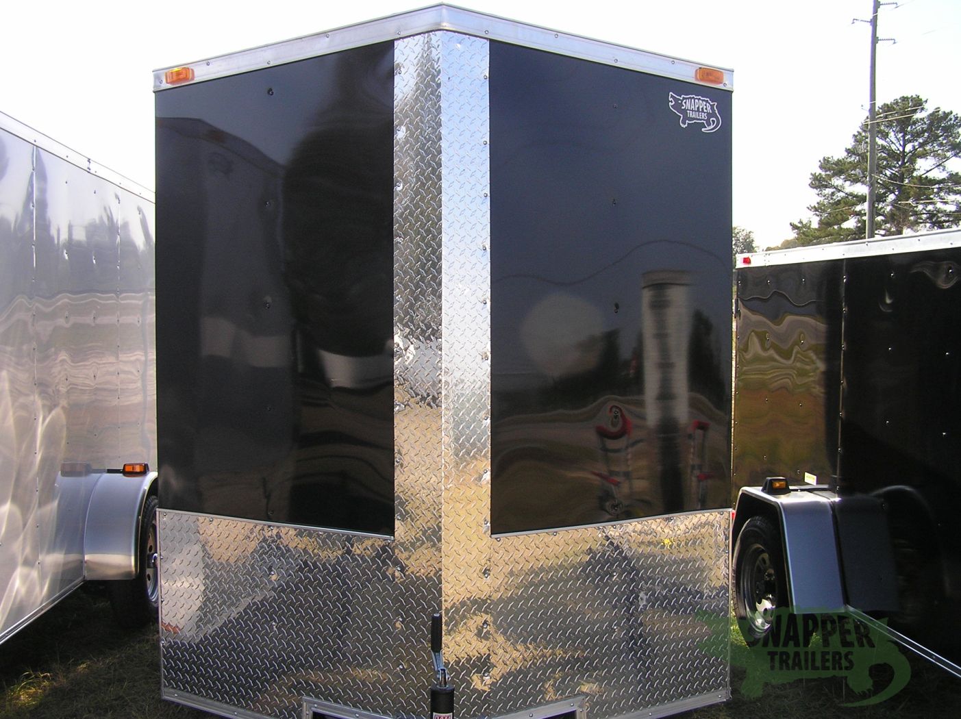 Quality Cargo 6x8 SA Trailer - Black, Ramp, Extra Height - Image 12