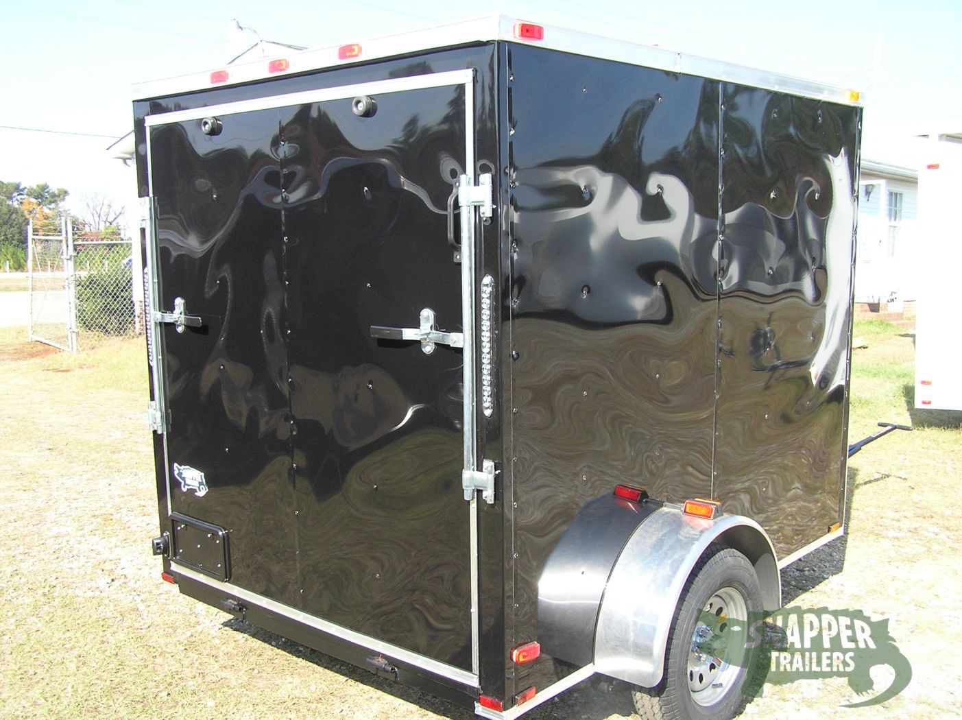 Quality Cargo 6x8 SA Trailer - Black, Ramp, Extra Height - Image 9