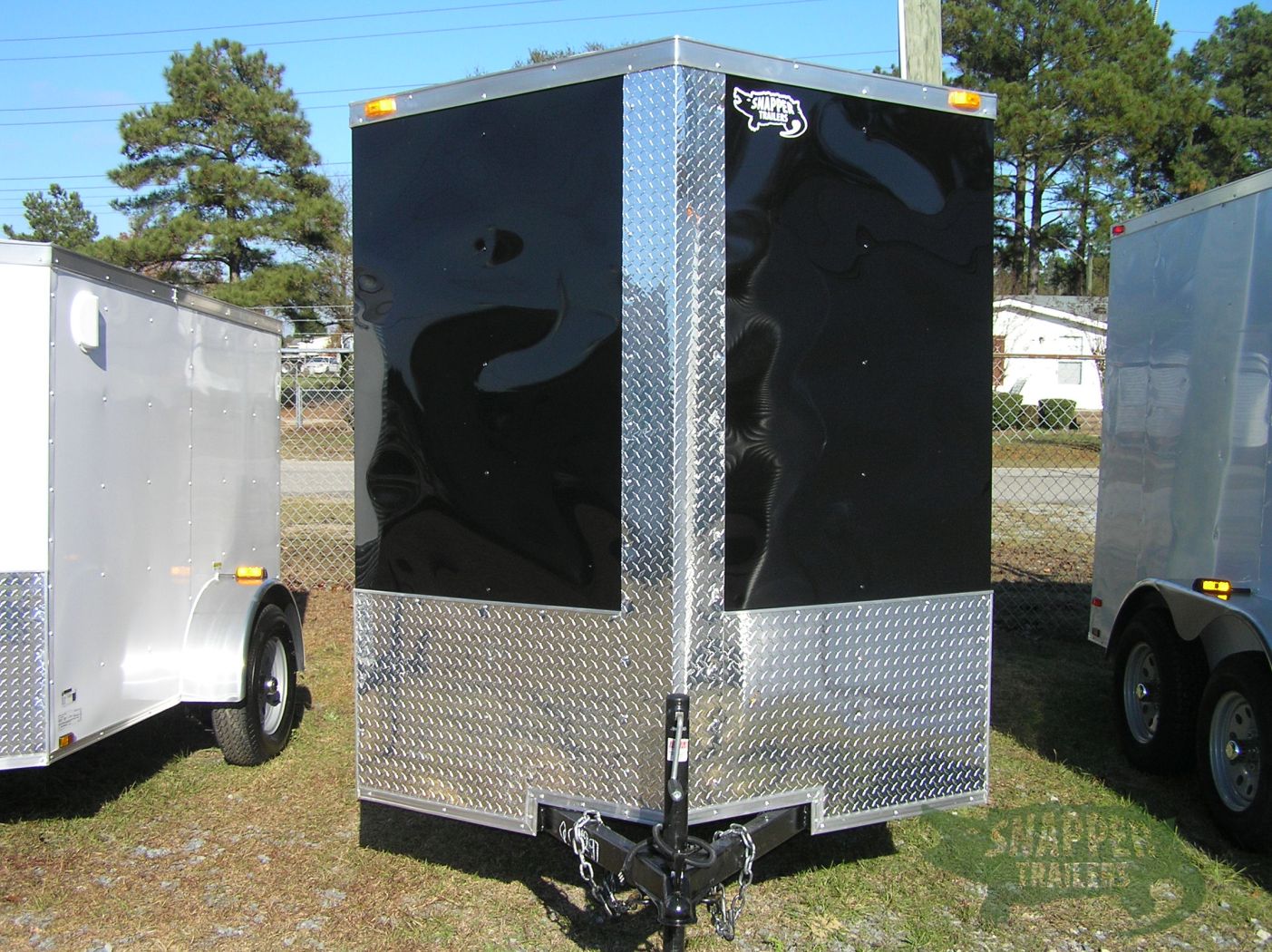 Quality Cargo 6x12 SA Trailer - Black, Double Doors, Side Door, Extra Height - Image 14