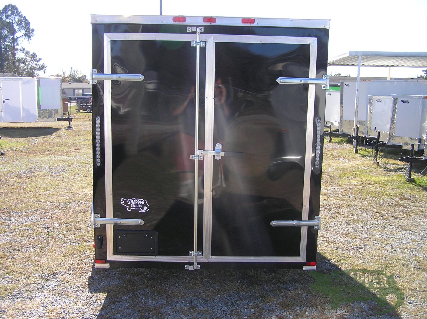 Quality Cargo 6x12 SA Trailer - Black, Double Doors, Side Door, Extra Height - Image 7