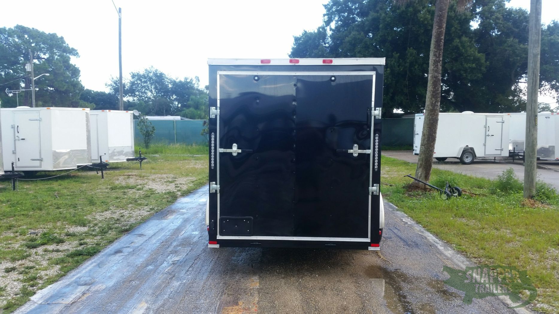 Quality Cargo 6x12 SA Trailer - Black, Ramp, Side Door, Extra Height - Image 7