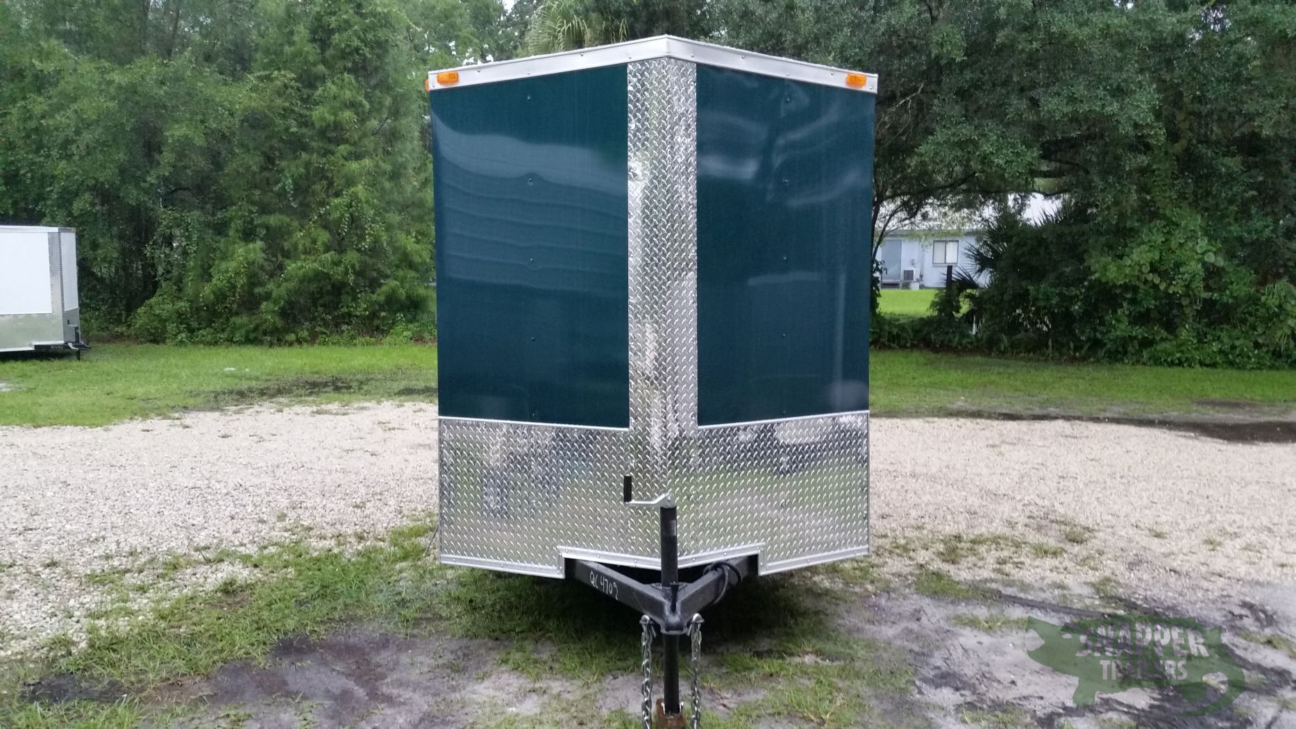 Quality Cargo Custom 6x12 SA Trailer - Green, Ramp, Side Door, Extra Height - Image 11