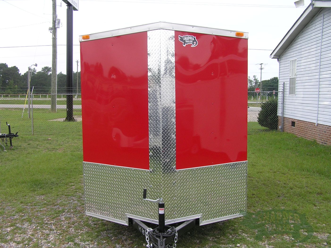 Quality Cargo 6x12 SA Trailer - Red, Ramp, Side Door, Extra Height - Image 13