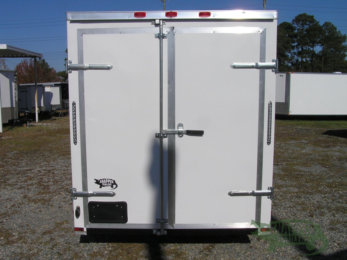 Quality Cargo 6x12 SA Trailer - White, Double Doors, Side Door, Extra Height - Image 7