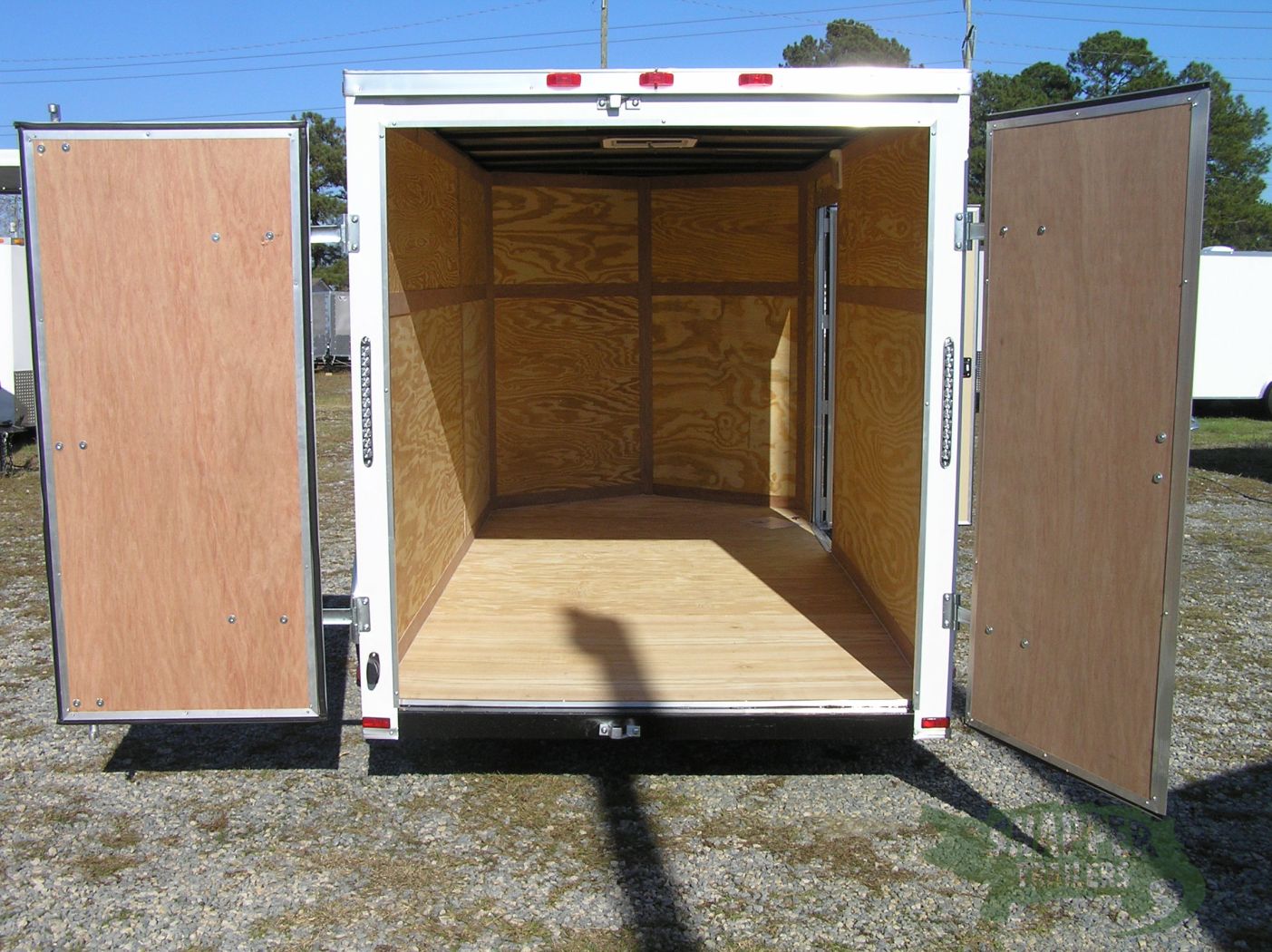 Quality Cargo 6x12 SA Trailer - White, Double Doors, Side Door, Extra Height - Image 6