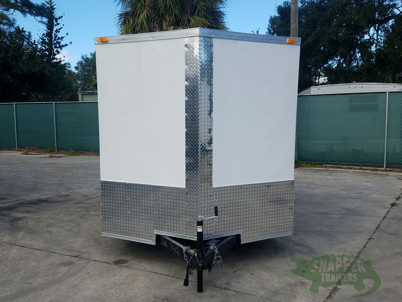 Quality Cargo 7x14 TA Trailer - White, Barn Doors, Side Door, Extra Height - Image 13