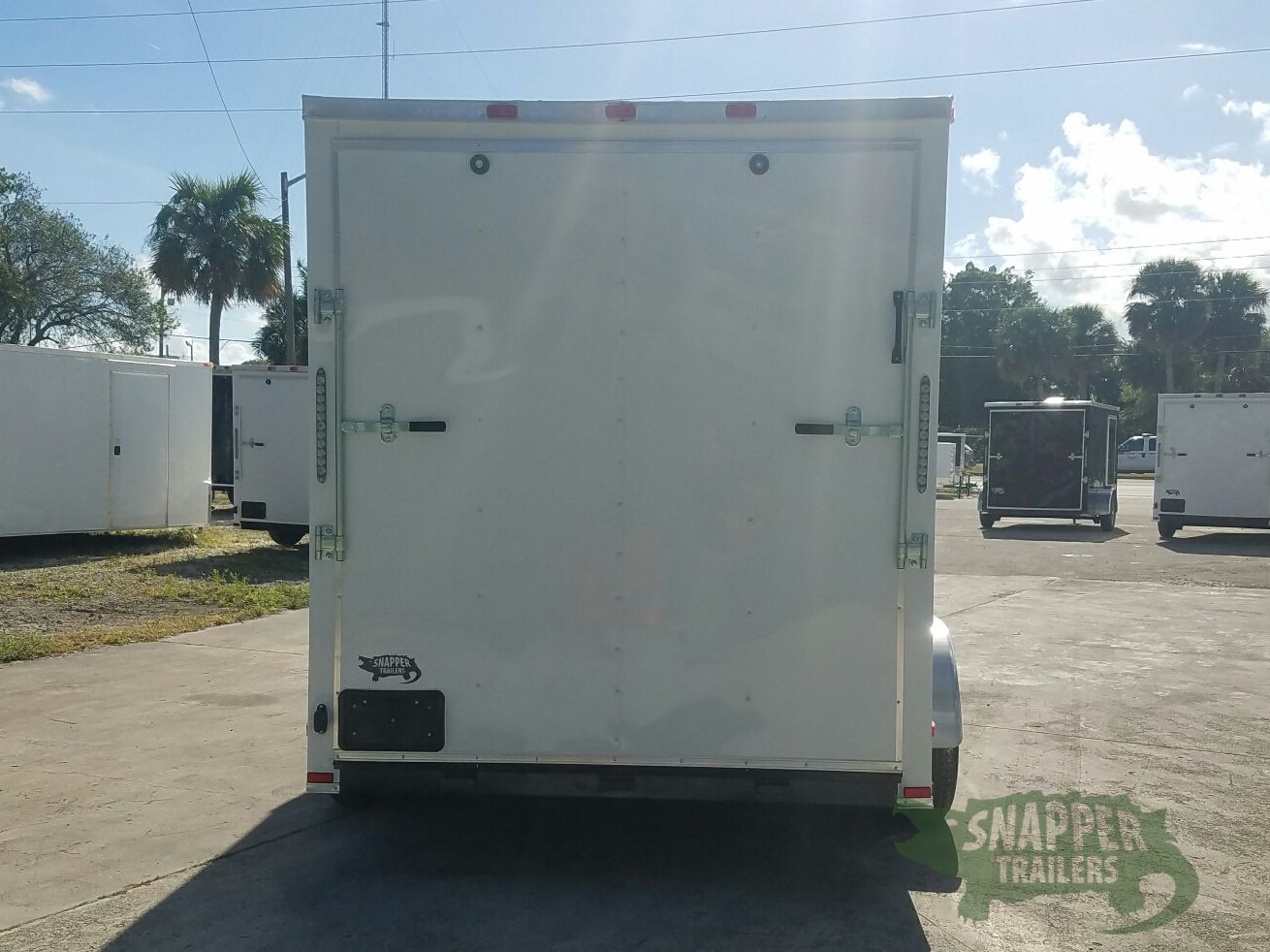 Quality Cargo 7x14 TA Trailer - White, Ramp, Side Door, Extra Height - Image 7