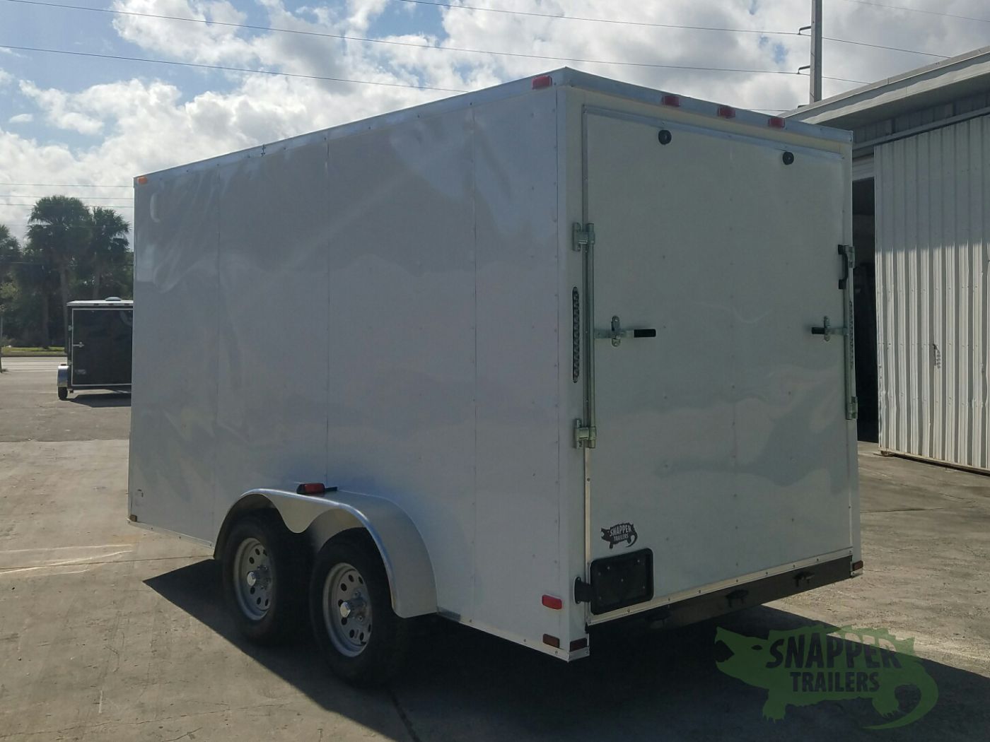 Quality Cargo 7x14 TA Trailer - White, Ramp, Side Door, Extra Height - Image 5