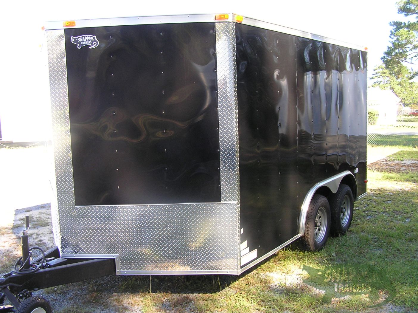 South Georgia Cargo 8.5x12 TA Trailer - Black, Ramp, Side Door - Image 2