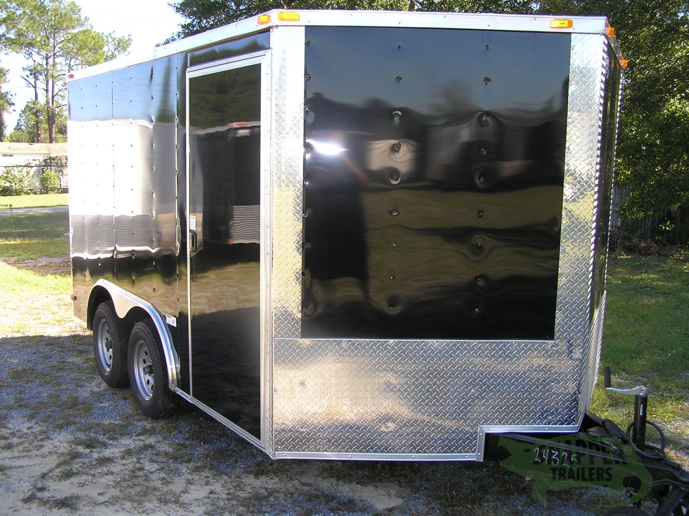 South Georgia Cargo 8.5x12 TA Trailer - Black, Ramp, Side Door - Image 11