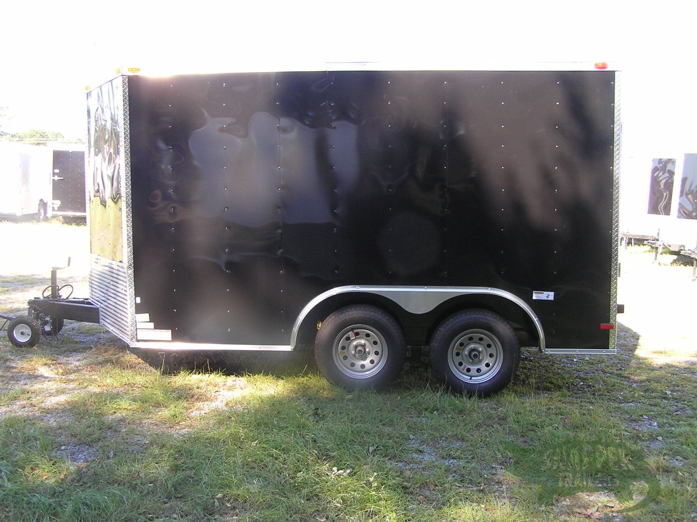 South Georgia Cargo 8.5x12 TA Trailer - Black, Ramp, Side Door - Image 3