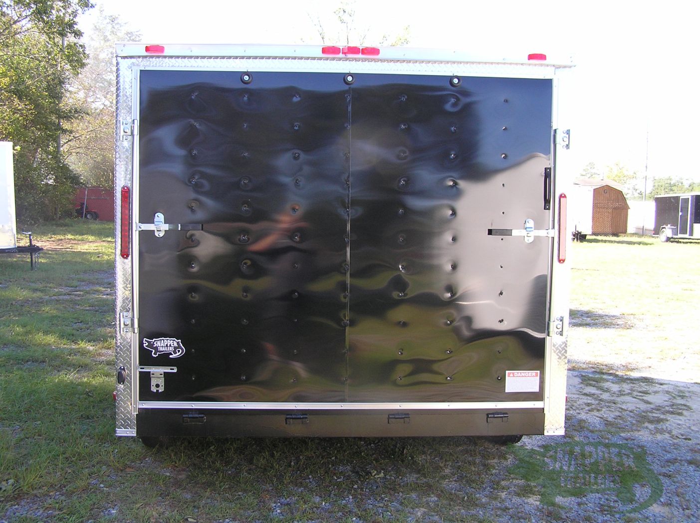 South Georgia Cargo 8.5x12 TA Trailer - Black, Ramp, Side Door - Image 7