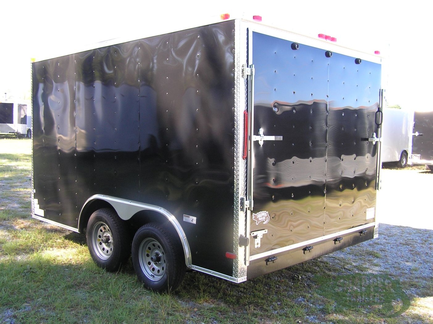 South Georgia Cargo 8.5x12 TA Trailer - Black, Ramp, Side Door - Image 5