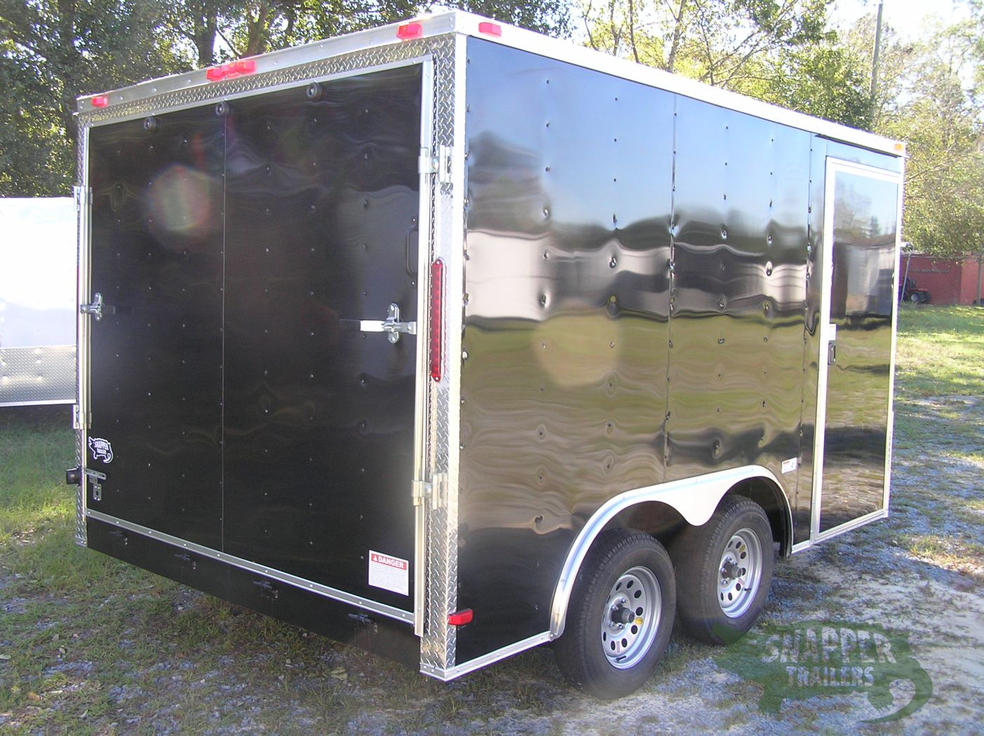 South Georgia Cargo 8.5x12 TA Trailer - Black, Ramp, Side Door - Image 9