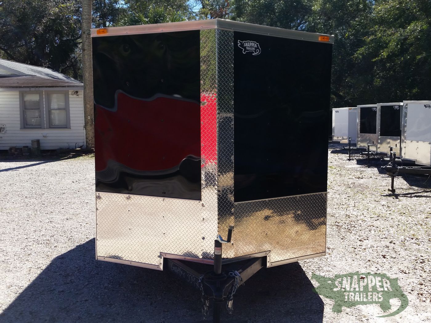 Quality Cargo 7x12 SA Trailer - Black, Barn Doors, Side Door, Brakes, Extra Height - Image 16