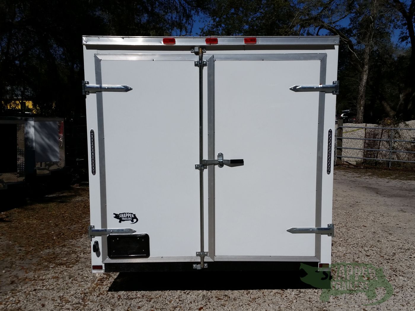 Quality Cargo 7x12 SA Trailer - White, Barn Doors, Side Door, Brakes, Extra Height - Image 8
