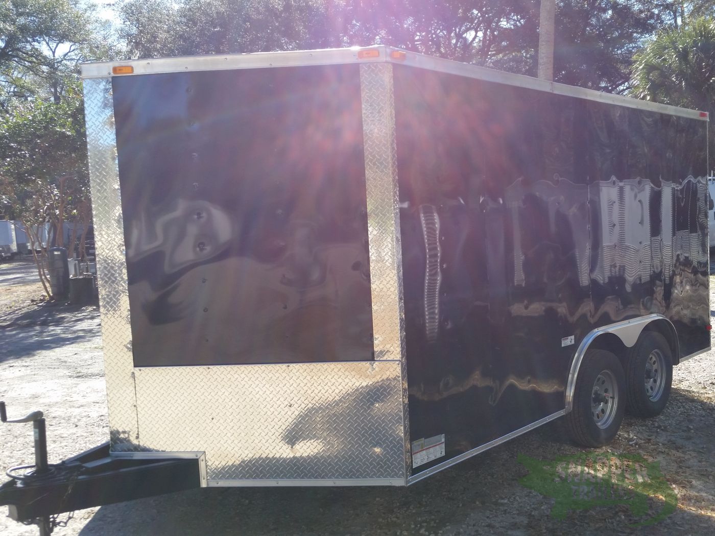 South Georgia Cargo 8.5x14 TA Trailer - Black, Ramp, Side Door - Image 3
