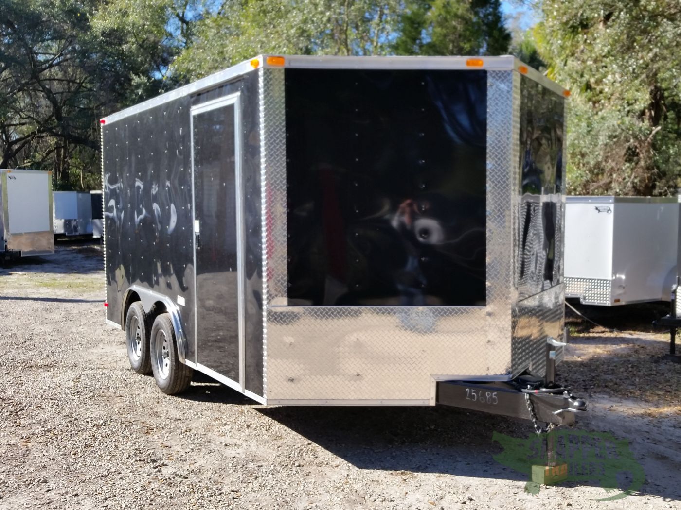 South Georgia Cargo 8.5x14 TA Trailer - Black, Ramp, Side Door - Image 14
