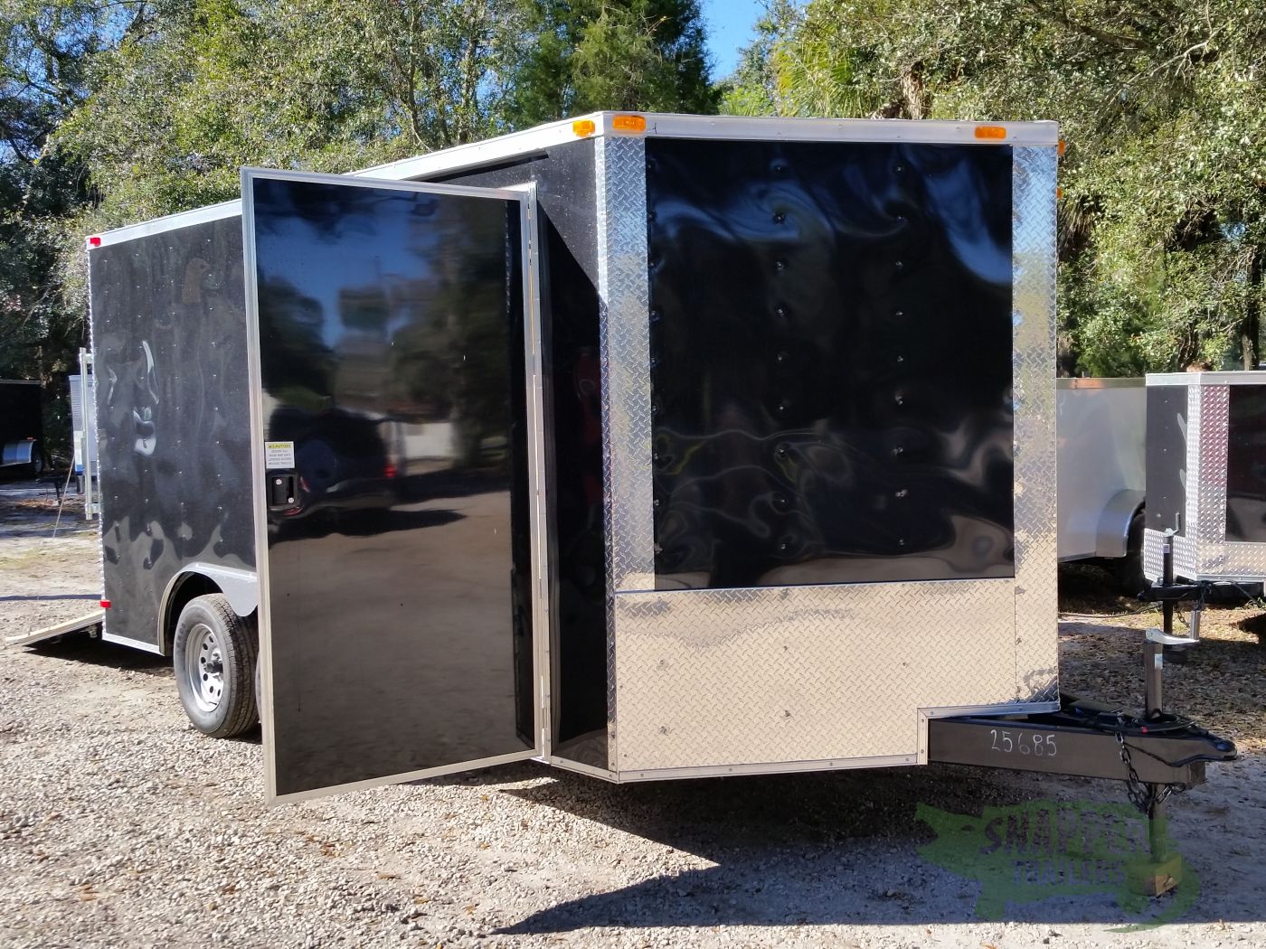 South Georgia Cargo 8.5x14 TA Trailer - Black, Ramp, Side Door - Image 12