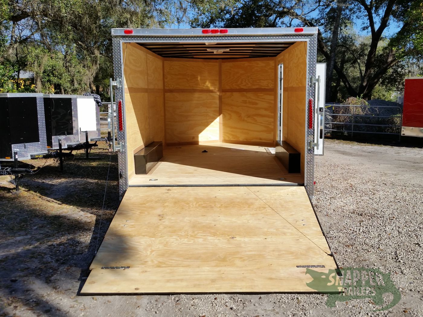 South Georgia Cargo 8.5x14 TA Trailer - Black, Ramp, Side Door - Image 6