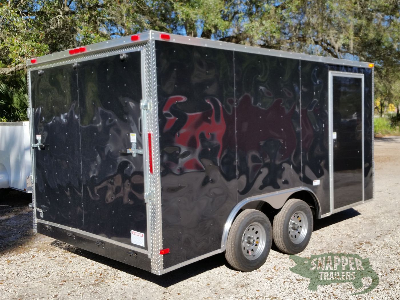 South Georgia Cargo 8.5x14 TA Trailer - Black, Ramp, Side Door - Image 9