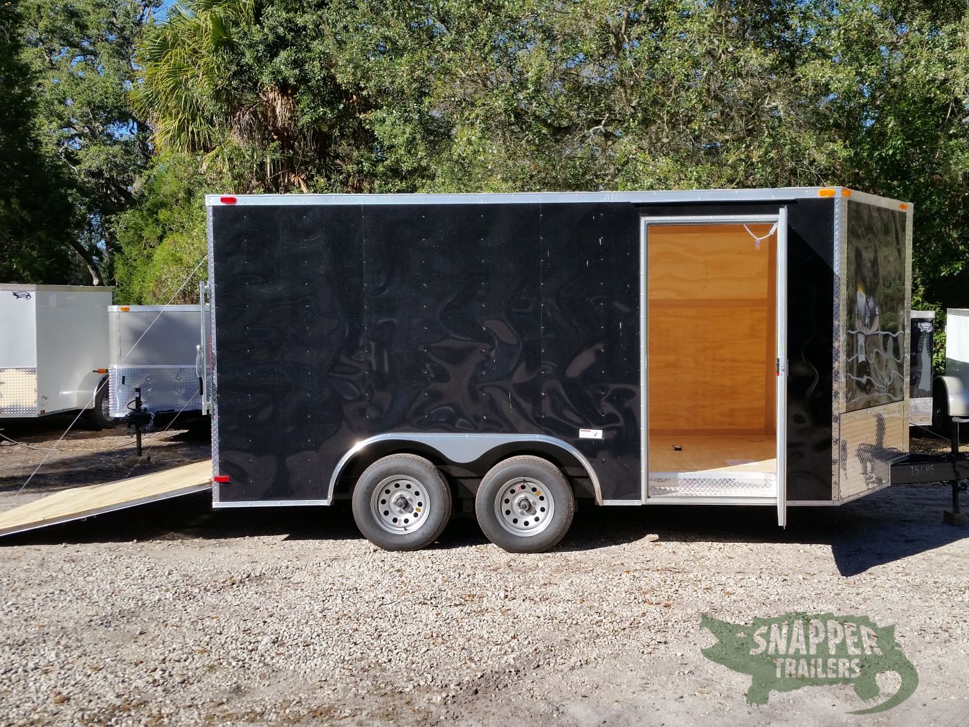 South Georgia Cargo 8.5x14 TA Trailer - Black, Ramp, Side Door - Image 10