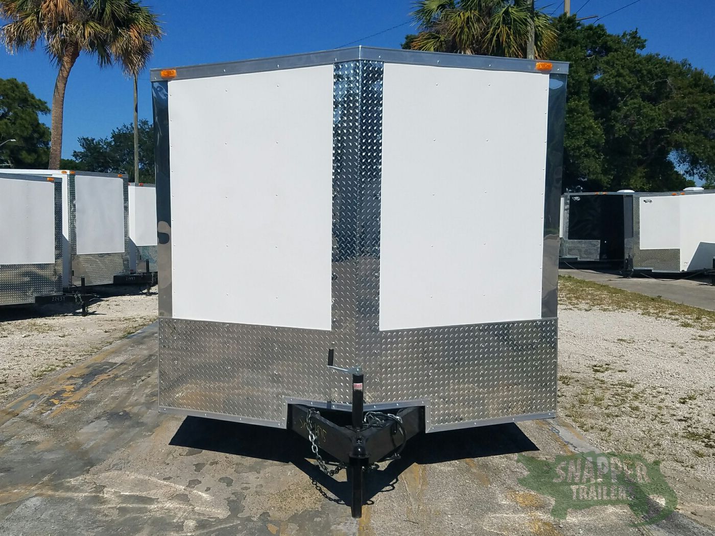 Quality Cargo 8.5x20 TA Trailer - White, Ramp, Side Door, D-Rings, 5K Axles, and Radials - Image 14