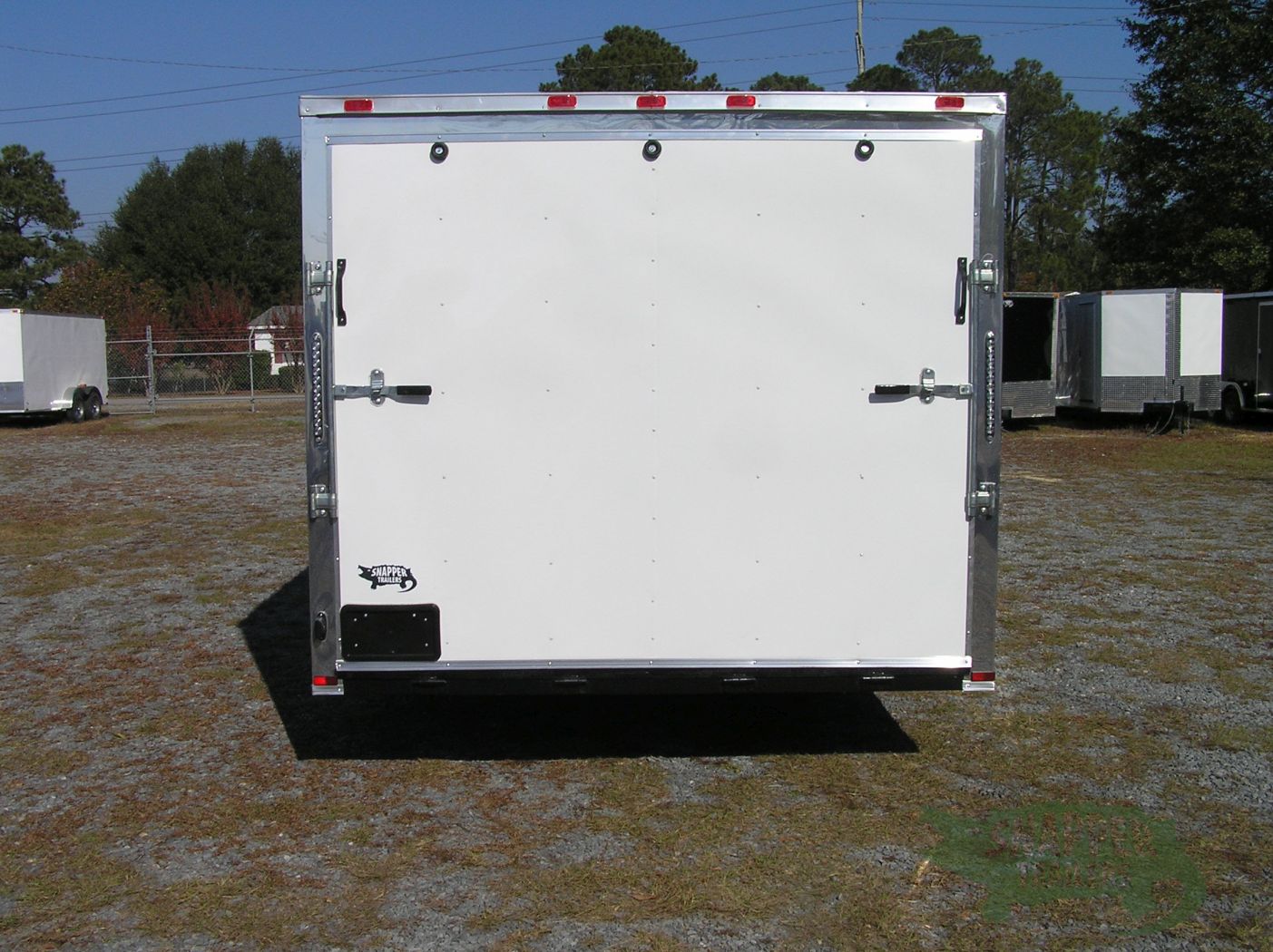 Quality Cargo 8.5x24 TA Trailer - White, Ramp, Side Door, D-Rings, 5K Axles, and Radials - Image 7