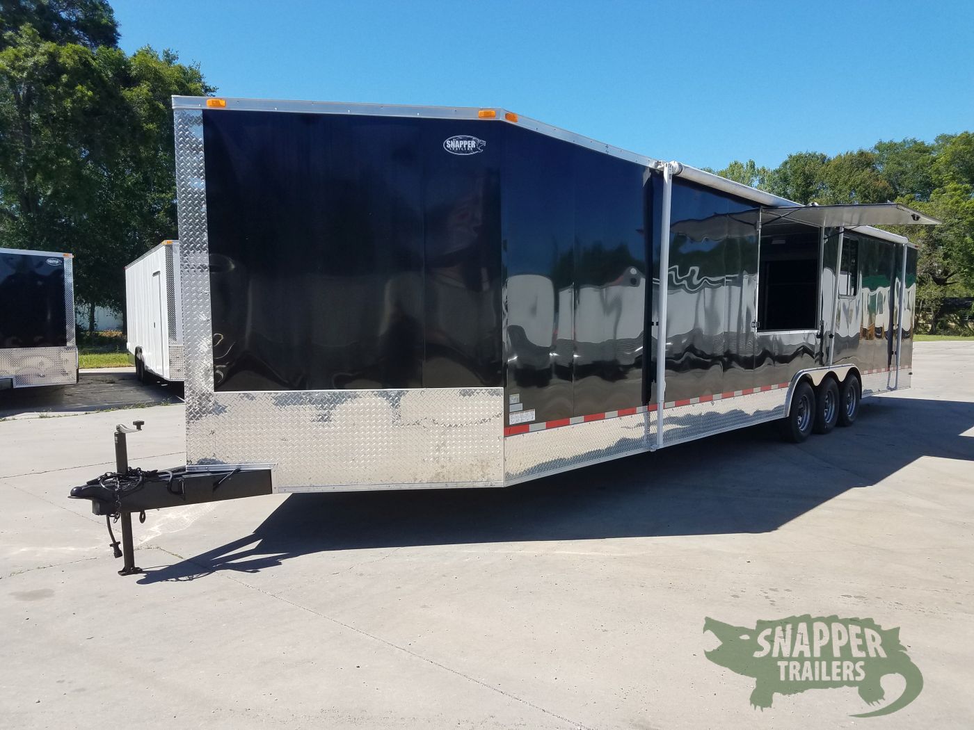 South Georgia Cargo 8.5x34 TTA3 Trailer - Black, Concession, Awning, Electrical, Options - Image 2