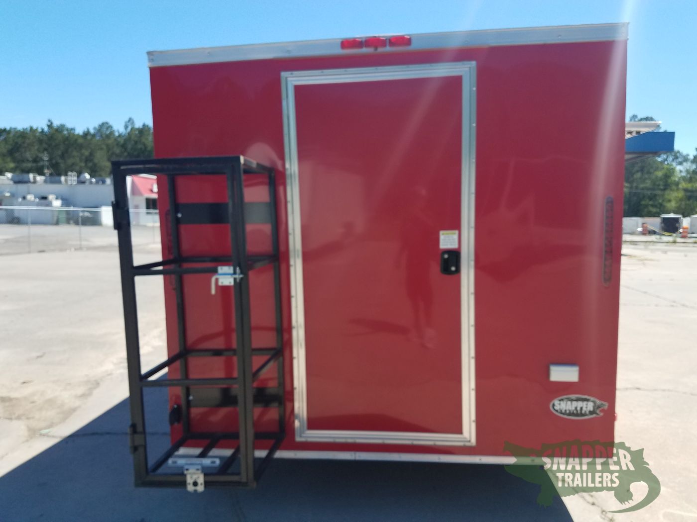 South Georgia Cargo 7x16 TA Trailer - Red, Concession, Electrical, Finished Interior, Options - Image 4