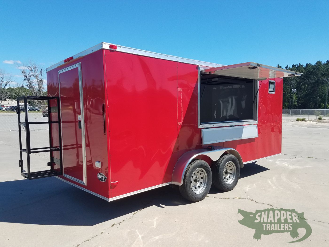 South Georgia Cargo 7x16 TA Trailer - Red, Concession, Electrical, Finished Interior, Options - Image 5